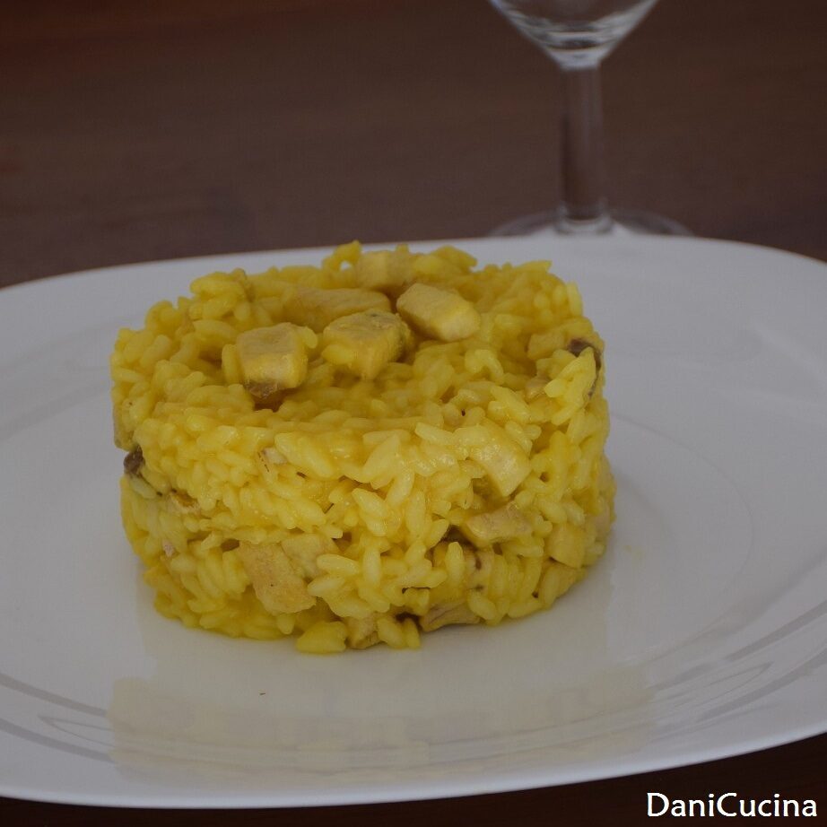 Risotto allo zafferano e pesce spada