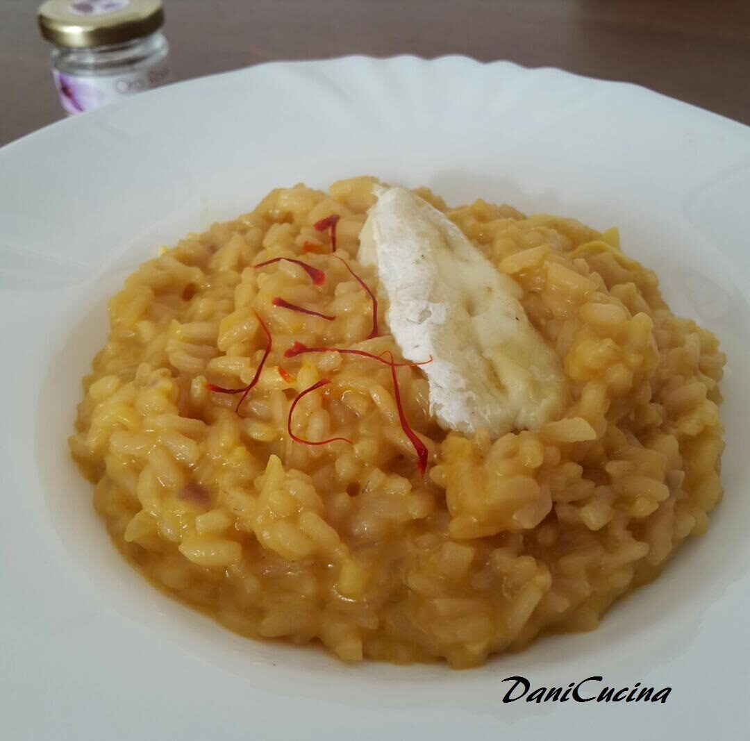 Risotto allo zafferano e tomino – facile e cremoso