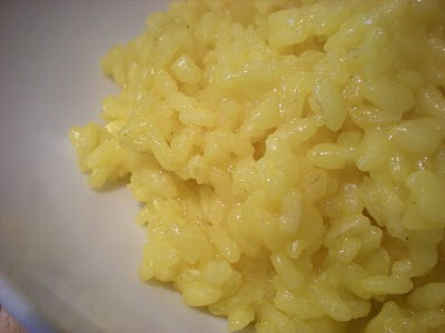Risotto allo zafferano