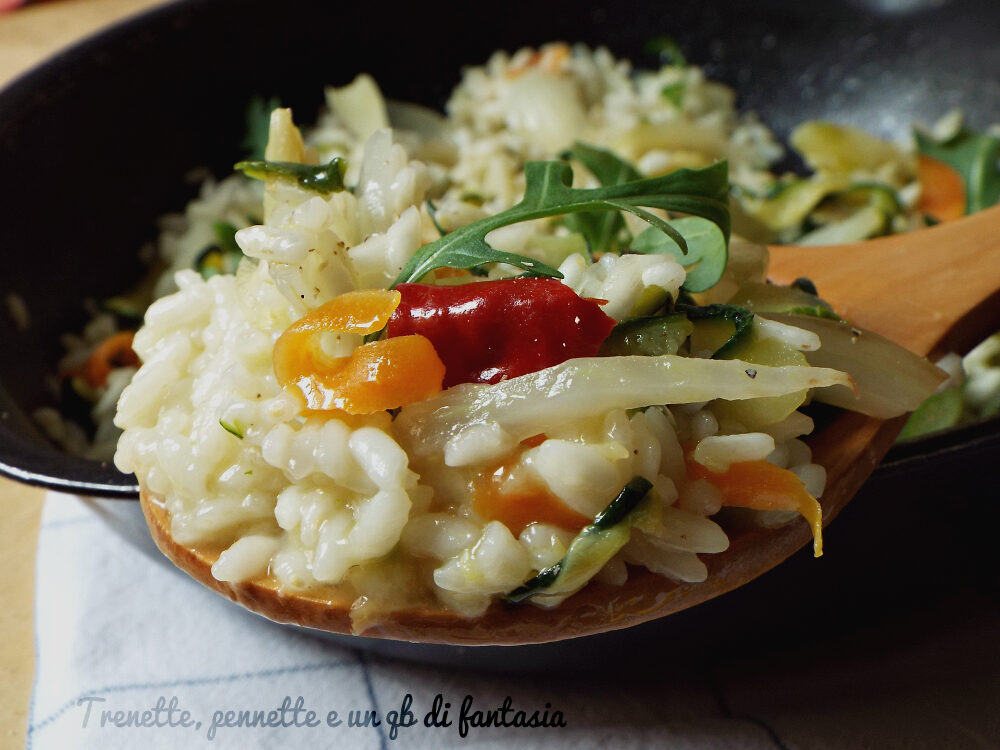 Risotto all’ortolana cremoso e leggero