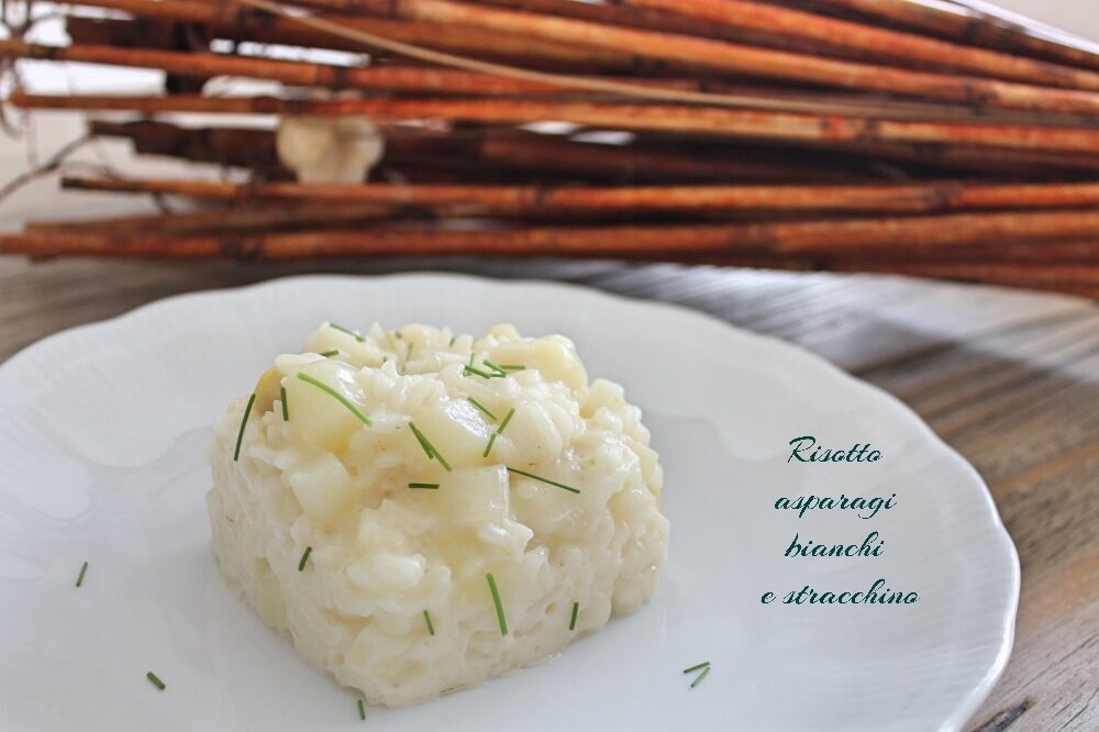 Risotto asparagi bianchi e stracchino