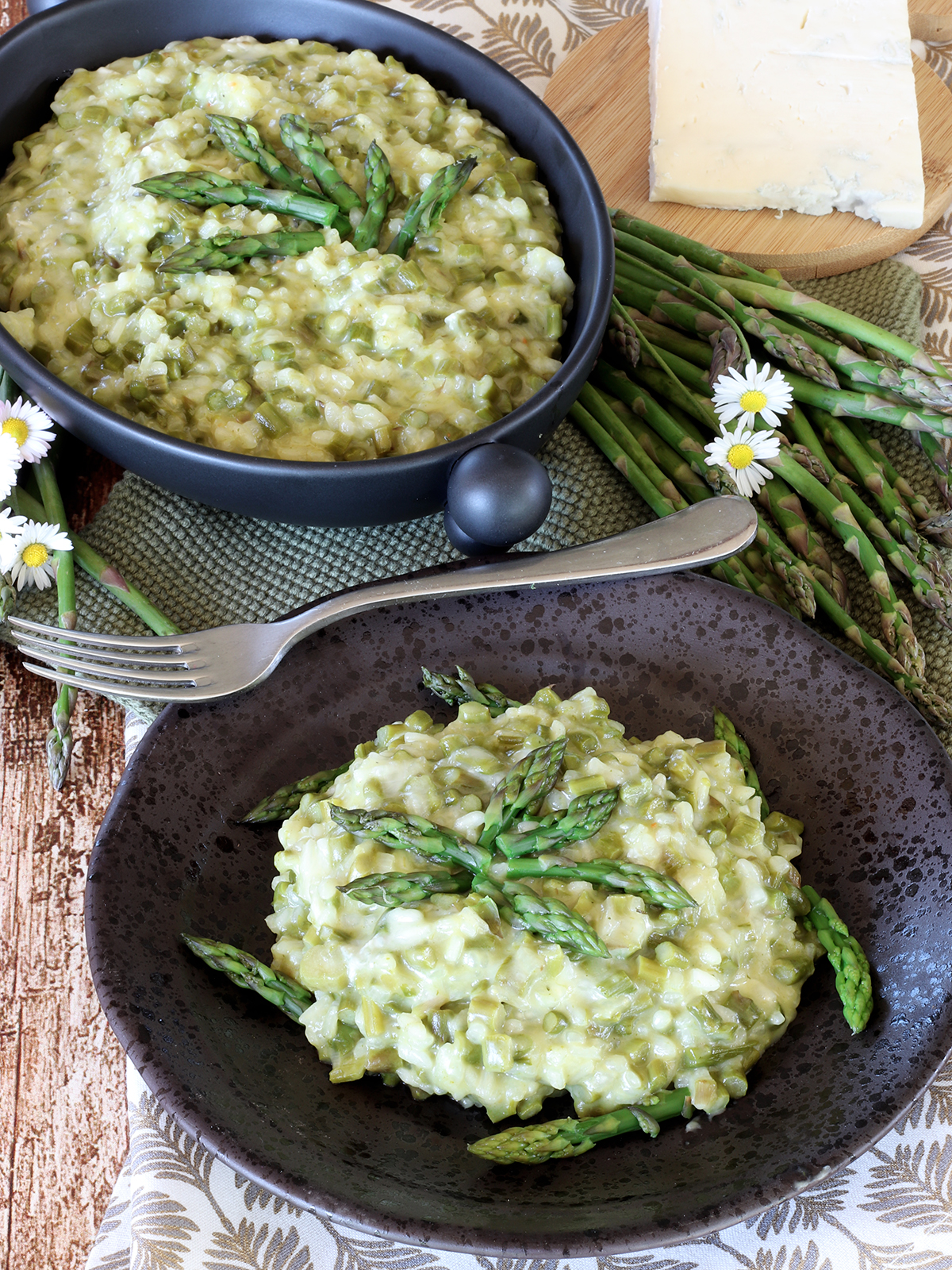Risotto asparagi e gorgonzola