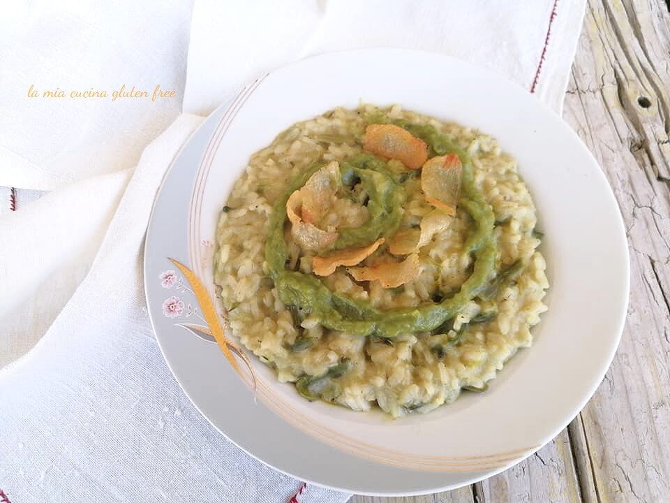 Risotto asparagi e guanciale