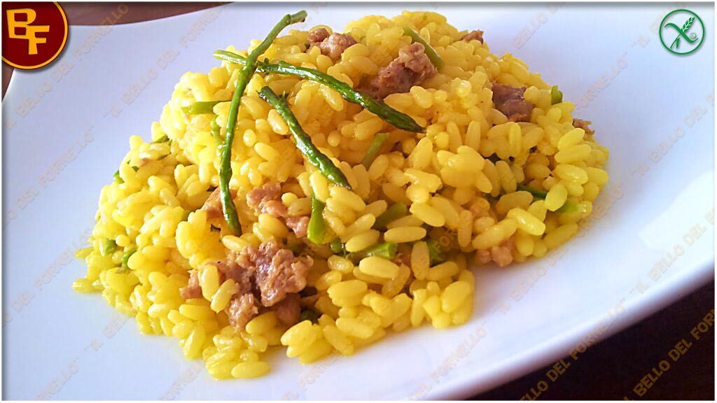 Risotto asparagi e salsiccia