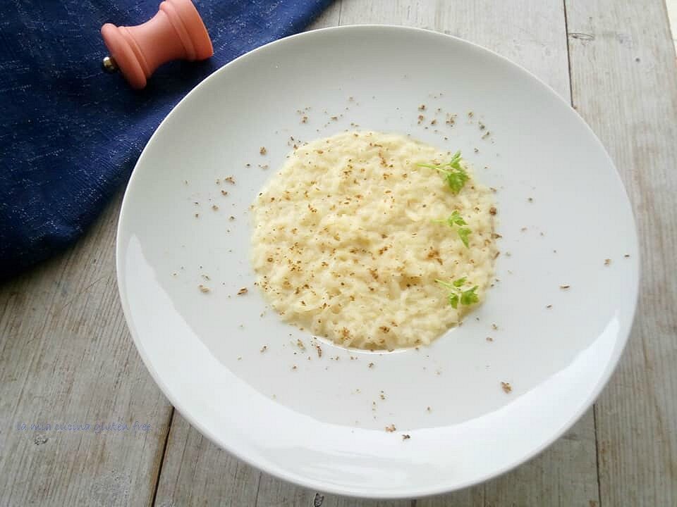 Risotto cacio e pepe