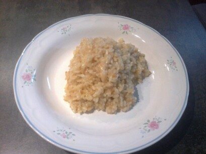 Risotto cacio e pepe