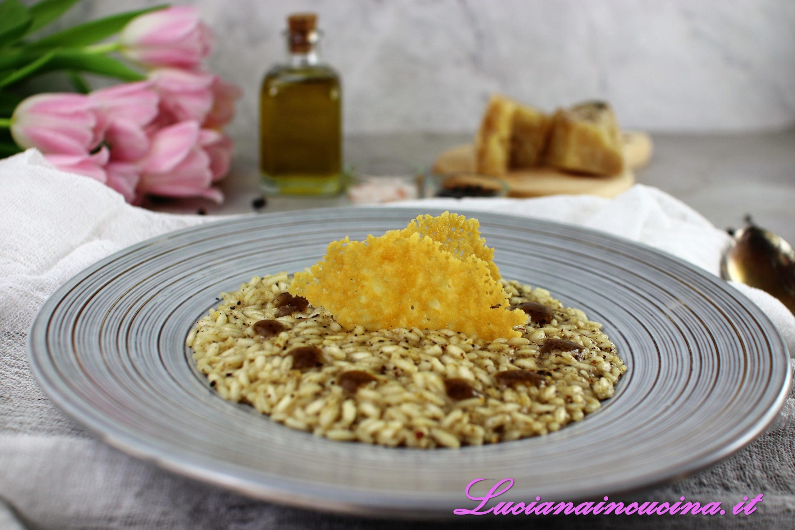 Risotto cacio e pepe