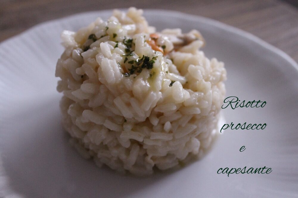 Risotto capesante e prosecco easy e veloce!