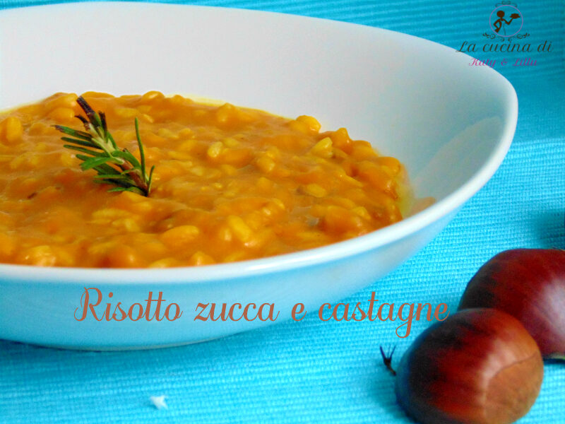 Risotto castagne e zucca  | Ricetta autunnale