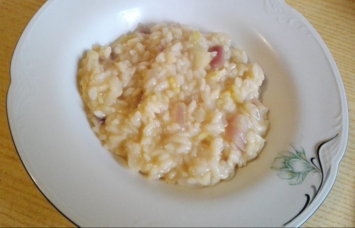 Risotto cipolla e zafferano