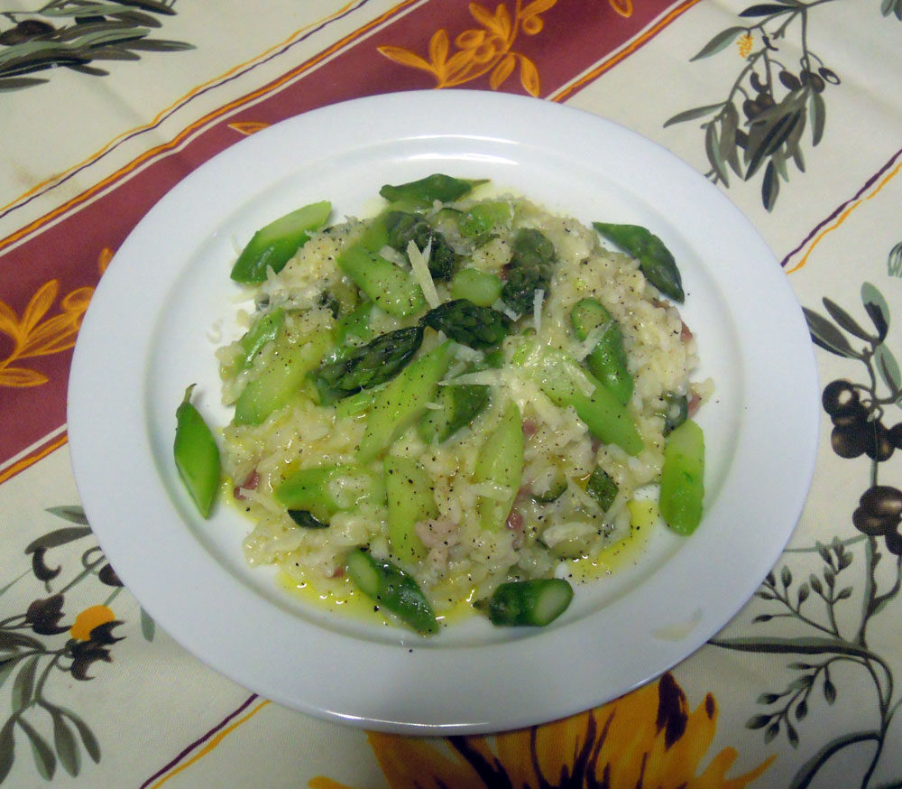 Risotto con asparagi