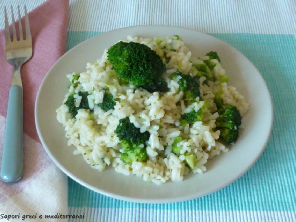 Risotto con broccoletti
