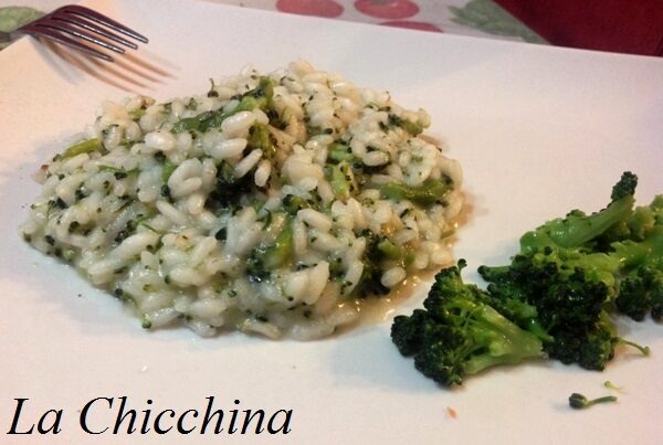 Risotto con broccoli e alici