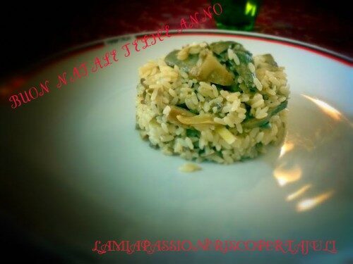 Risotto con carciofi