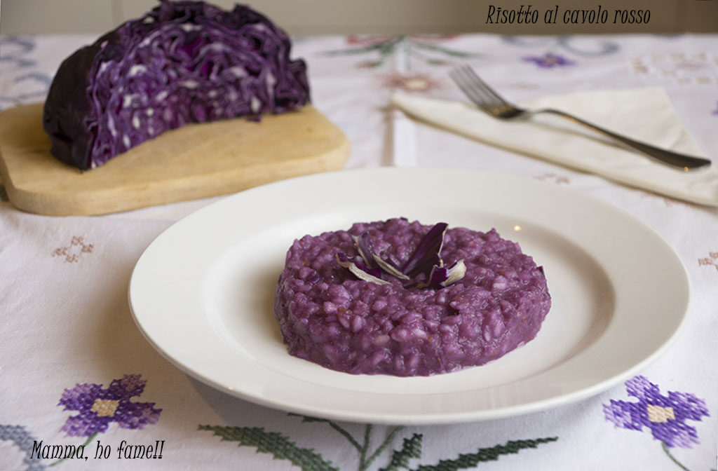 Risotto con cavolo rosso – primo piatto