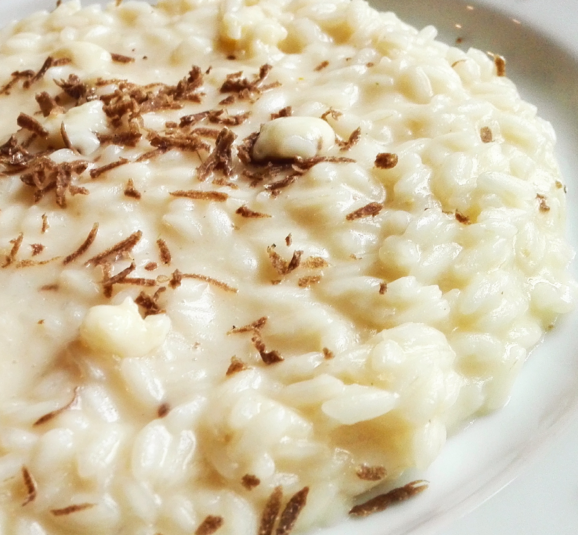 Risotto con fonduta di taleggio e tartufo