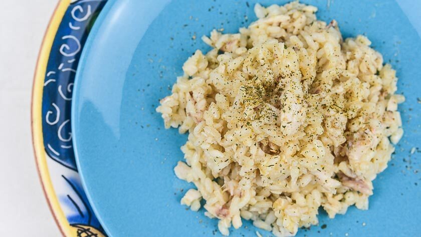 Risotto con gallinella