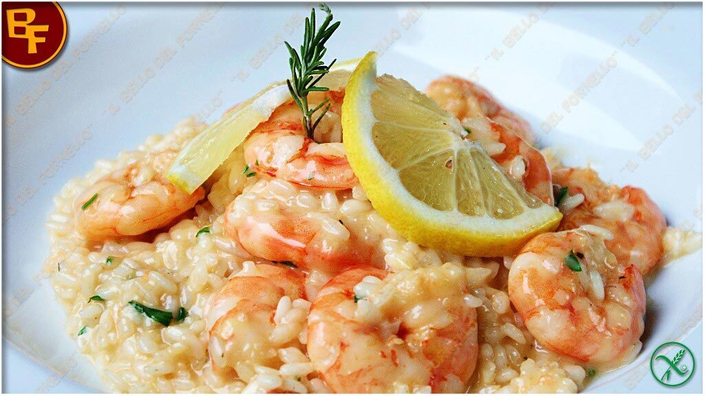 Risotto con gamberi