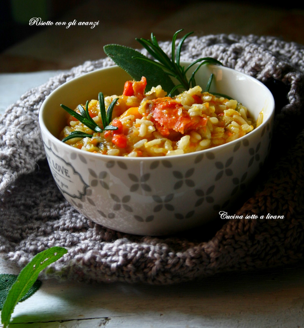 Risotto con gli avanzi