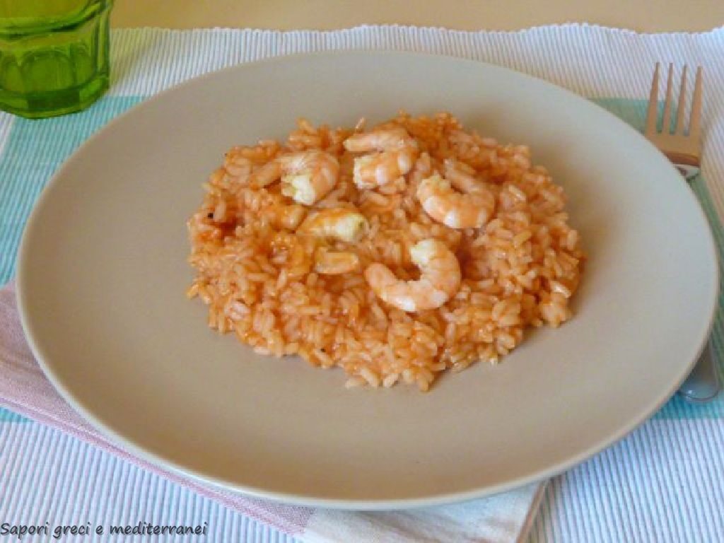 Risotto con i gamberetti