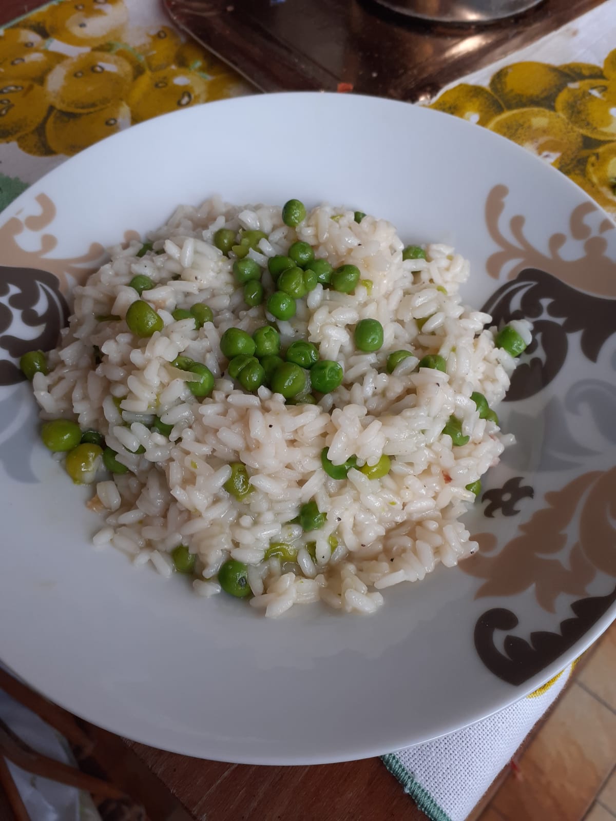 Risotto con i piselli