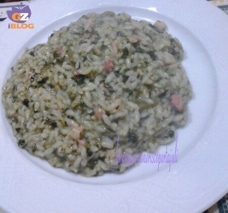 Risotto con la borragine vurranii