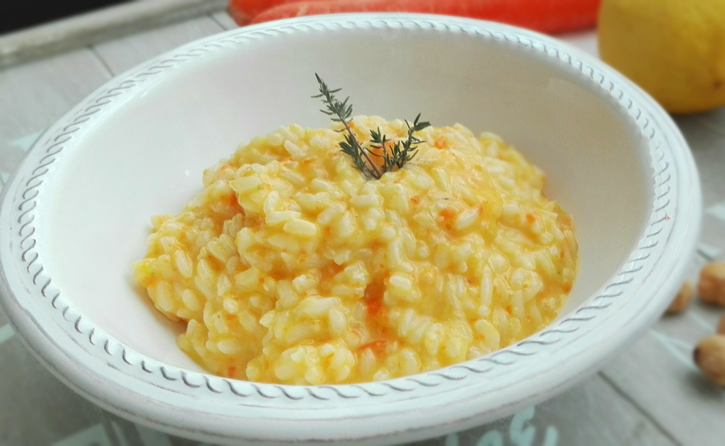 Risotto con nocciole e limone