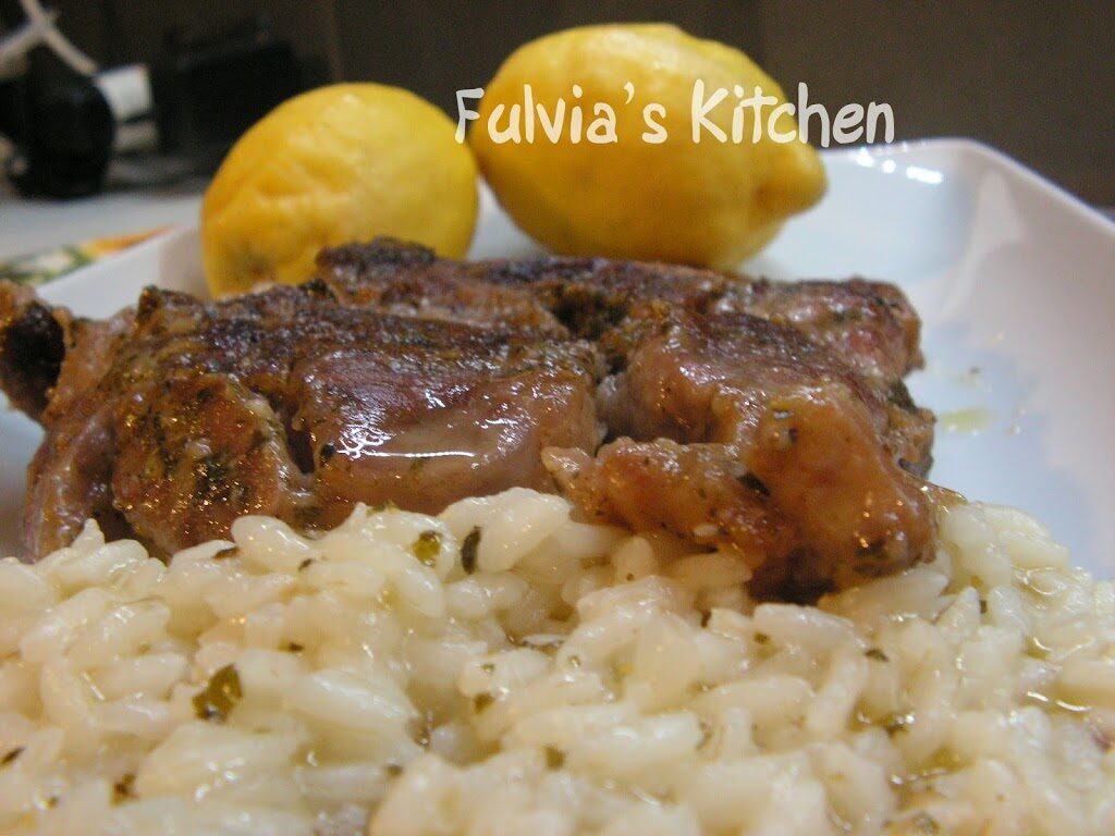 Risotto con ossibuchi alla piera
