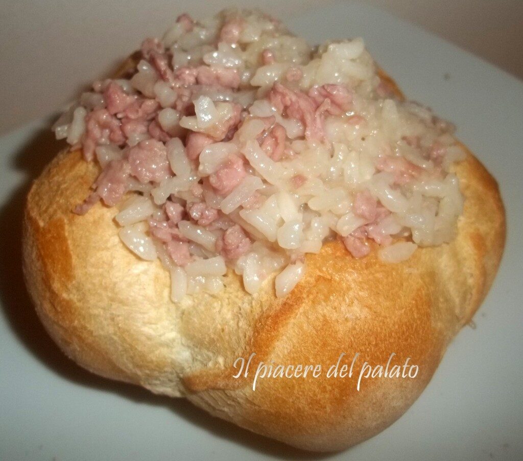 Risotto con pasta di salame