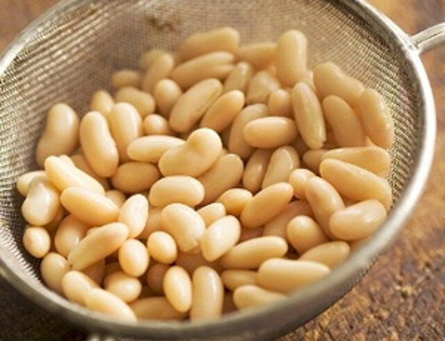 Risotto con patate e fagioli cannellini