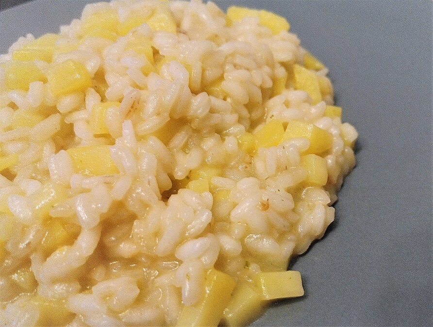 Risotto con patate