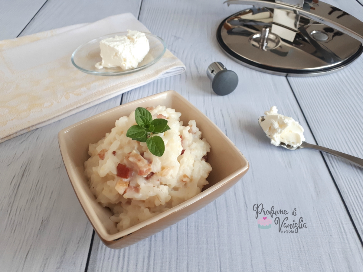 Risotto con pentola a pressione