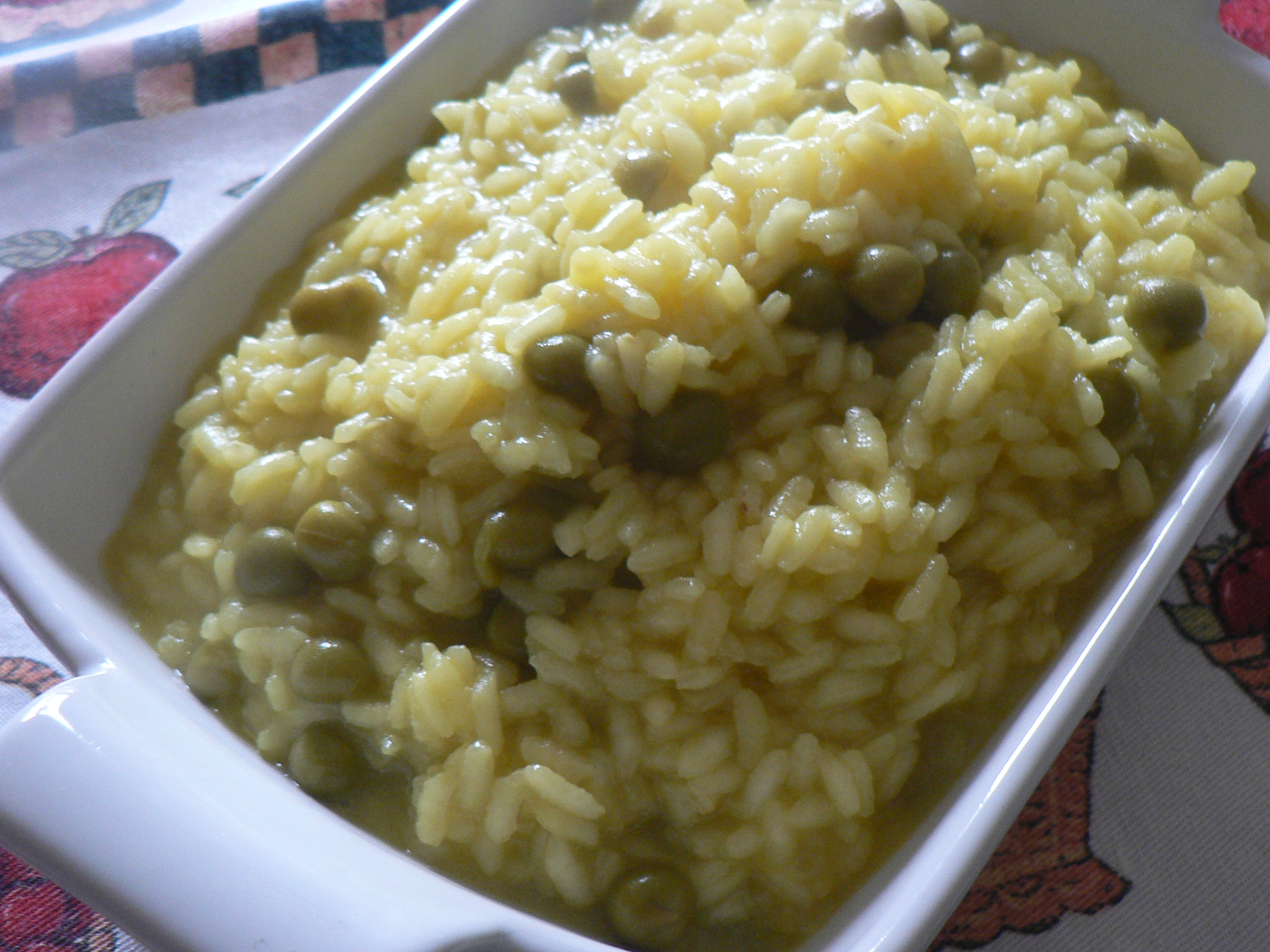 Risotto con piselli e zafferano-ricetta primo | noi due in cucina
