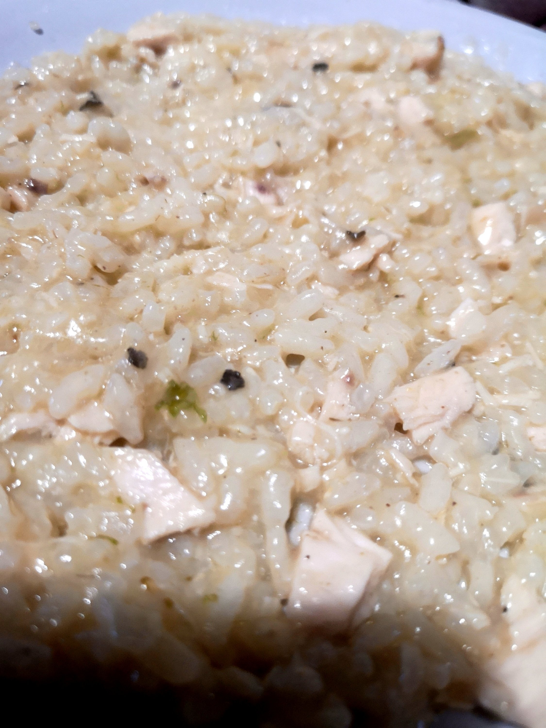 Risotto con pollo alla birra