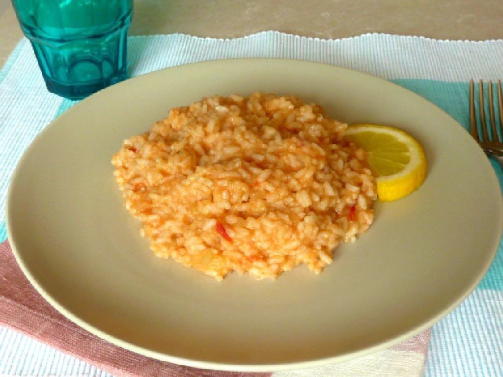 Risotto con polpa di granchio