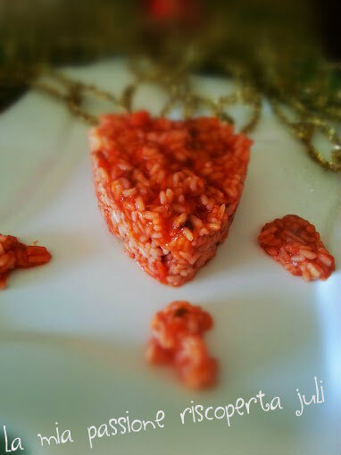 Risotto con ragu di arista di maiale,