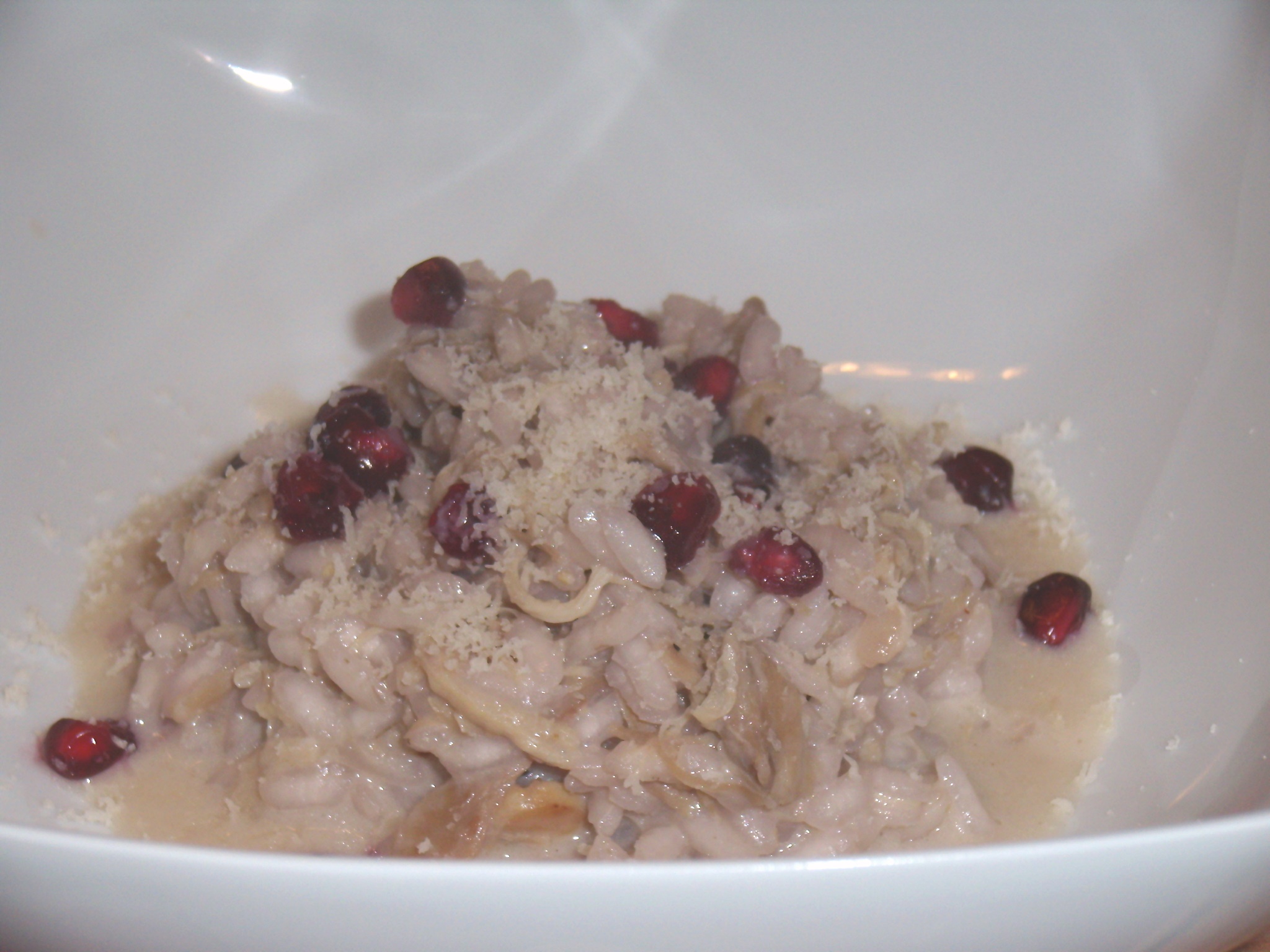Risotto con Robiola e Melograno