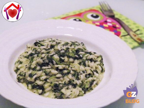 Risotto con spinaci