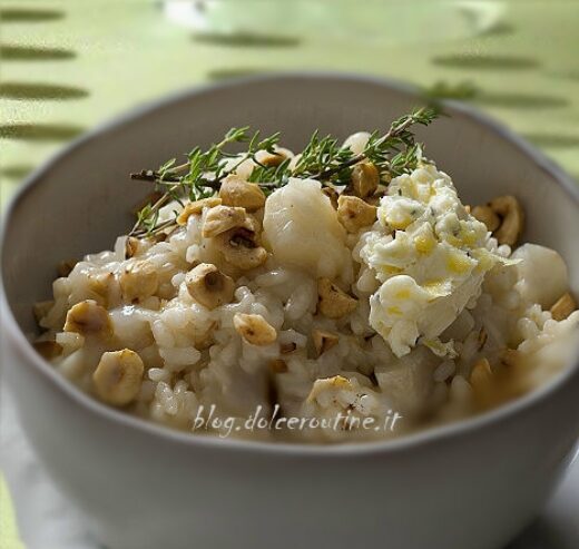 Risotto con topinambur