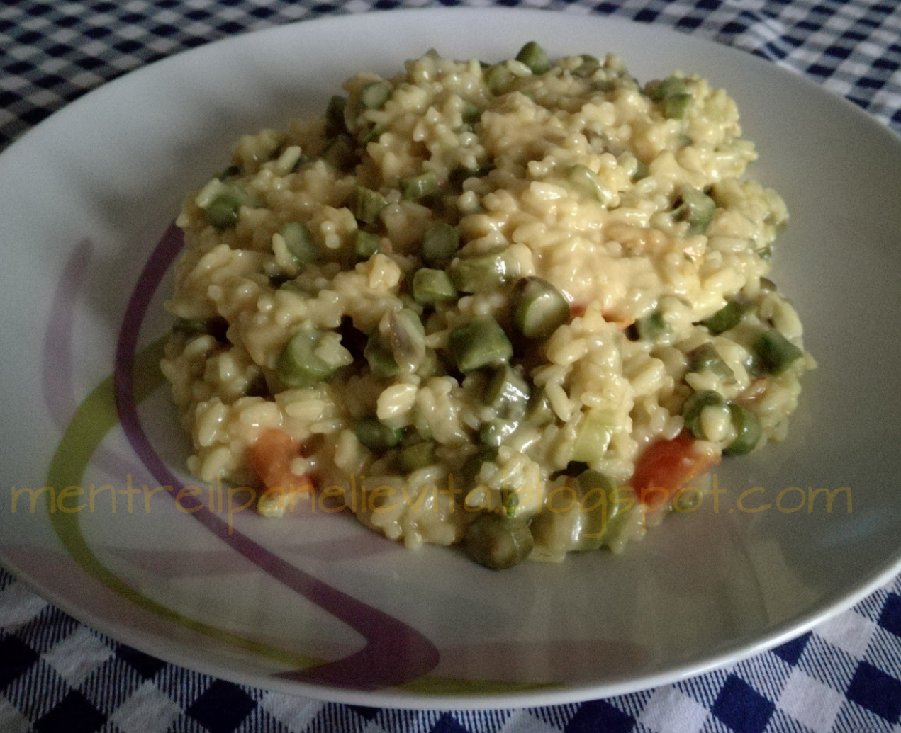 Risotto con verdure e crescenza