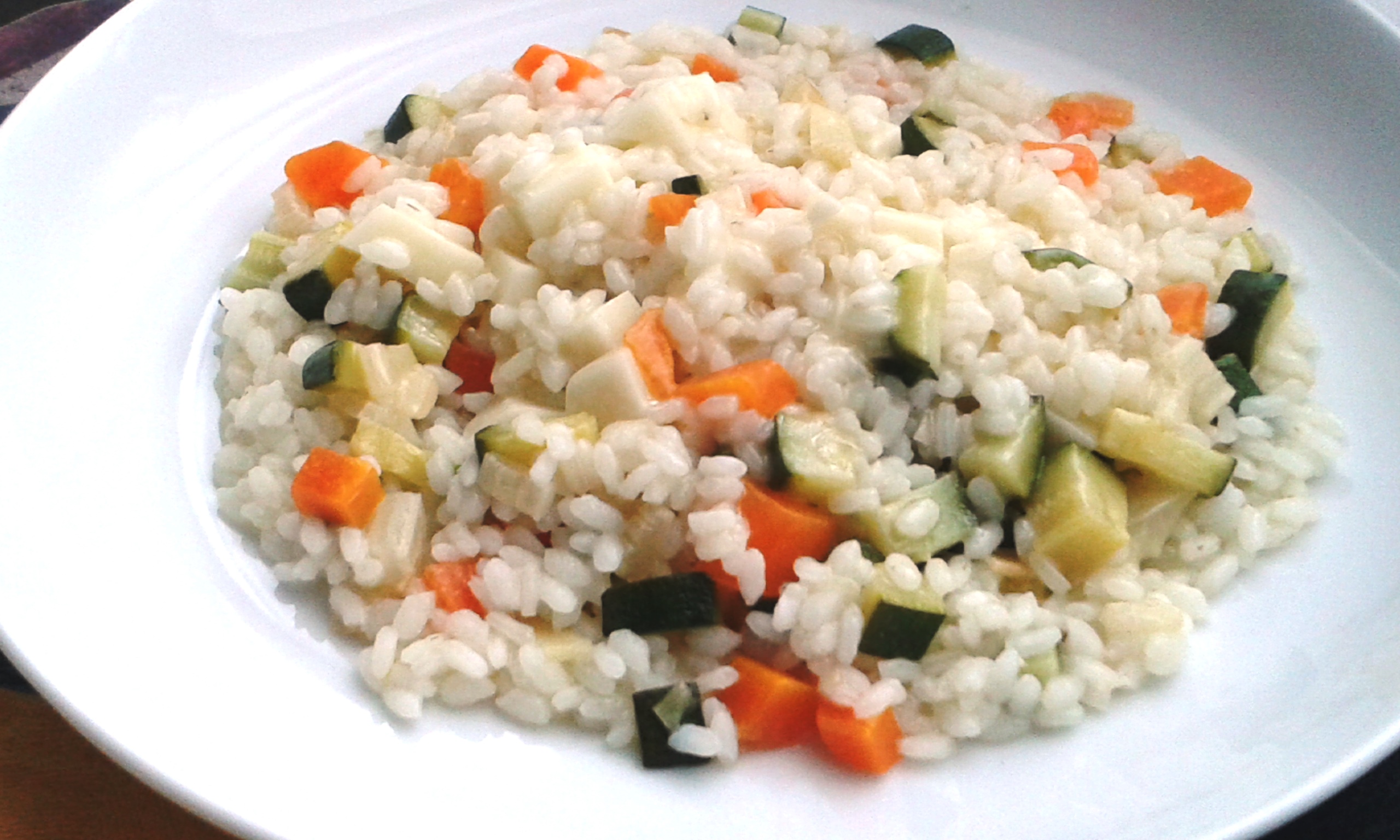 Risotto con verdurine