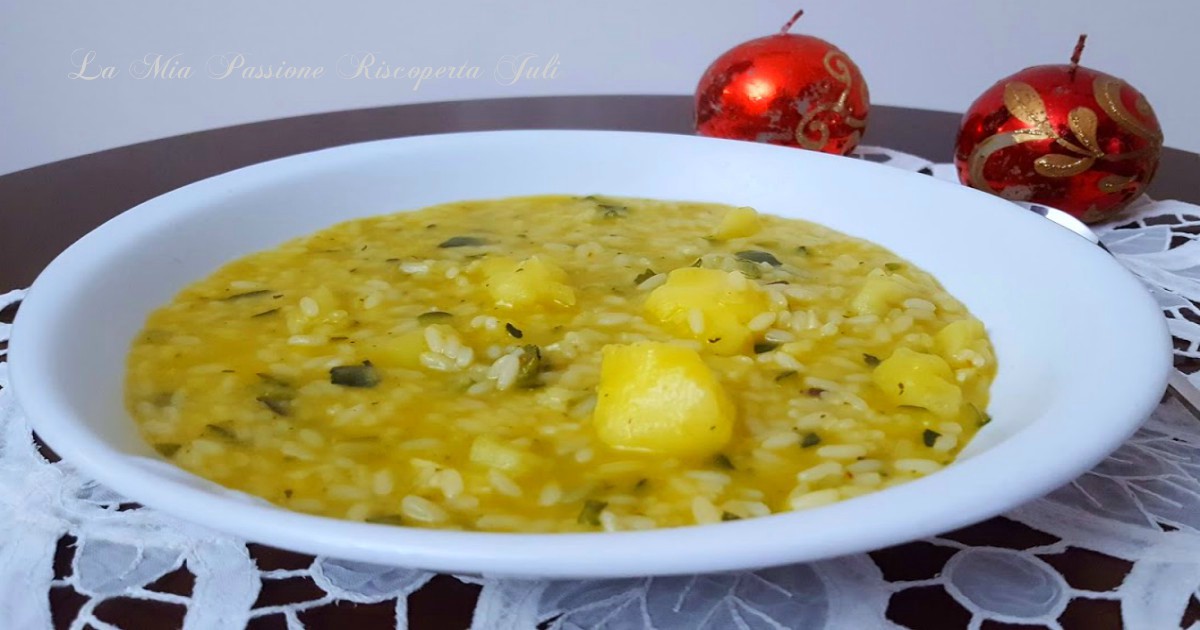 Risotto con zucchina e patate   