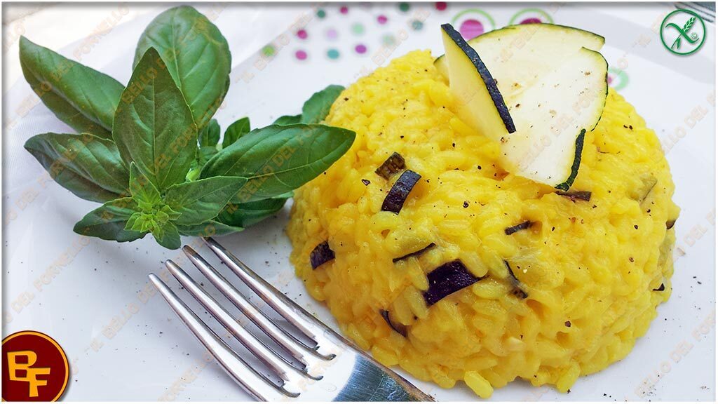 Risotto con zucchine allo zafferano