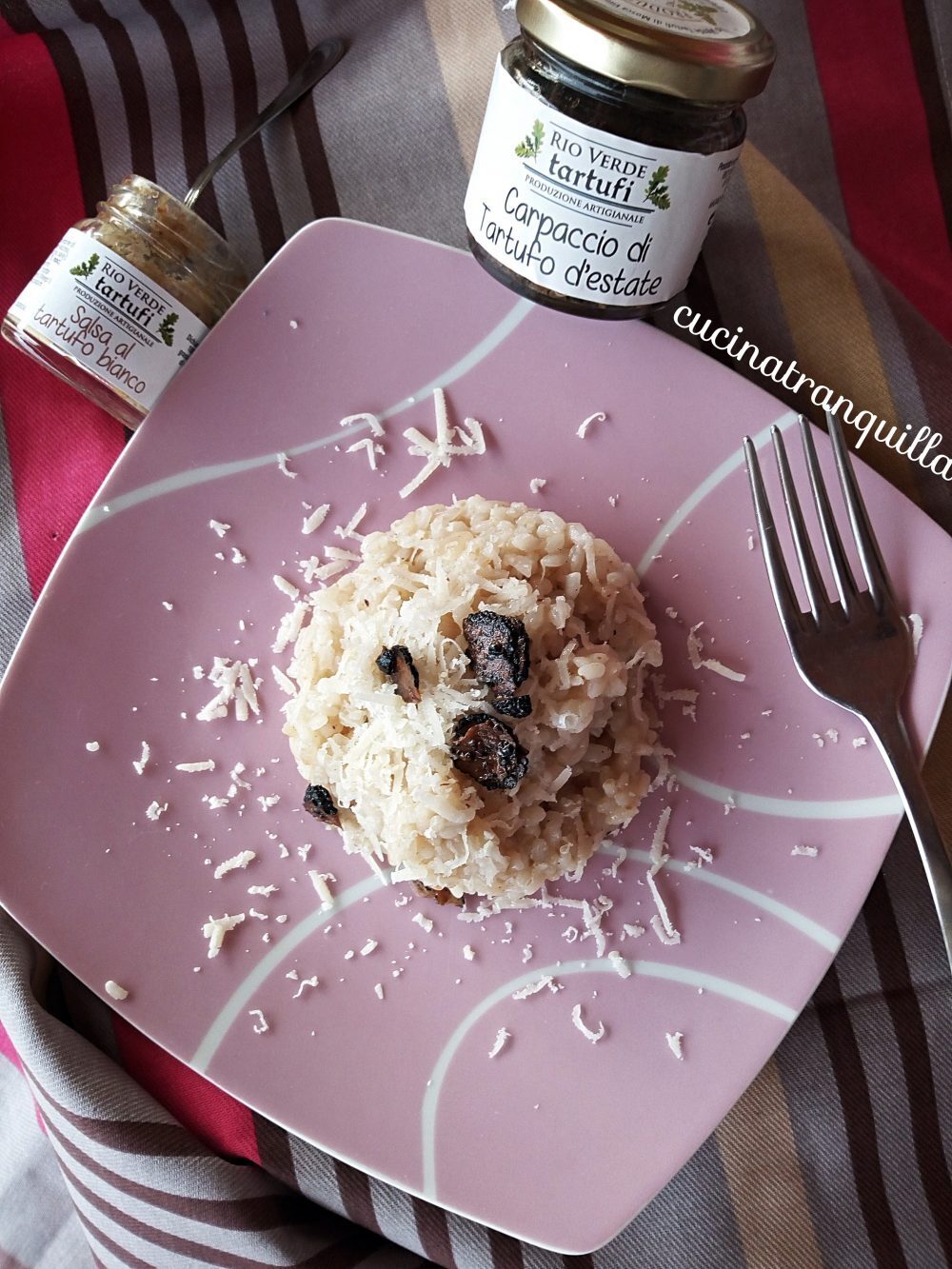 Risotto cremoso alla salsa di tartufo bianco e….