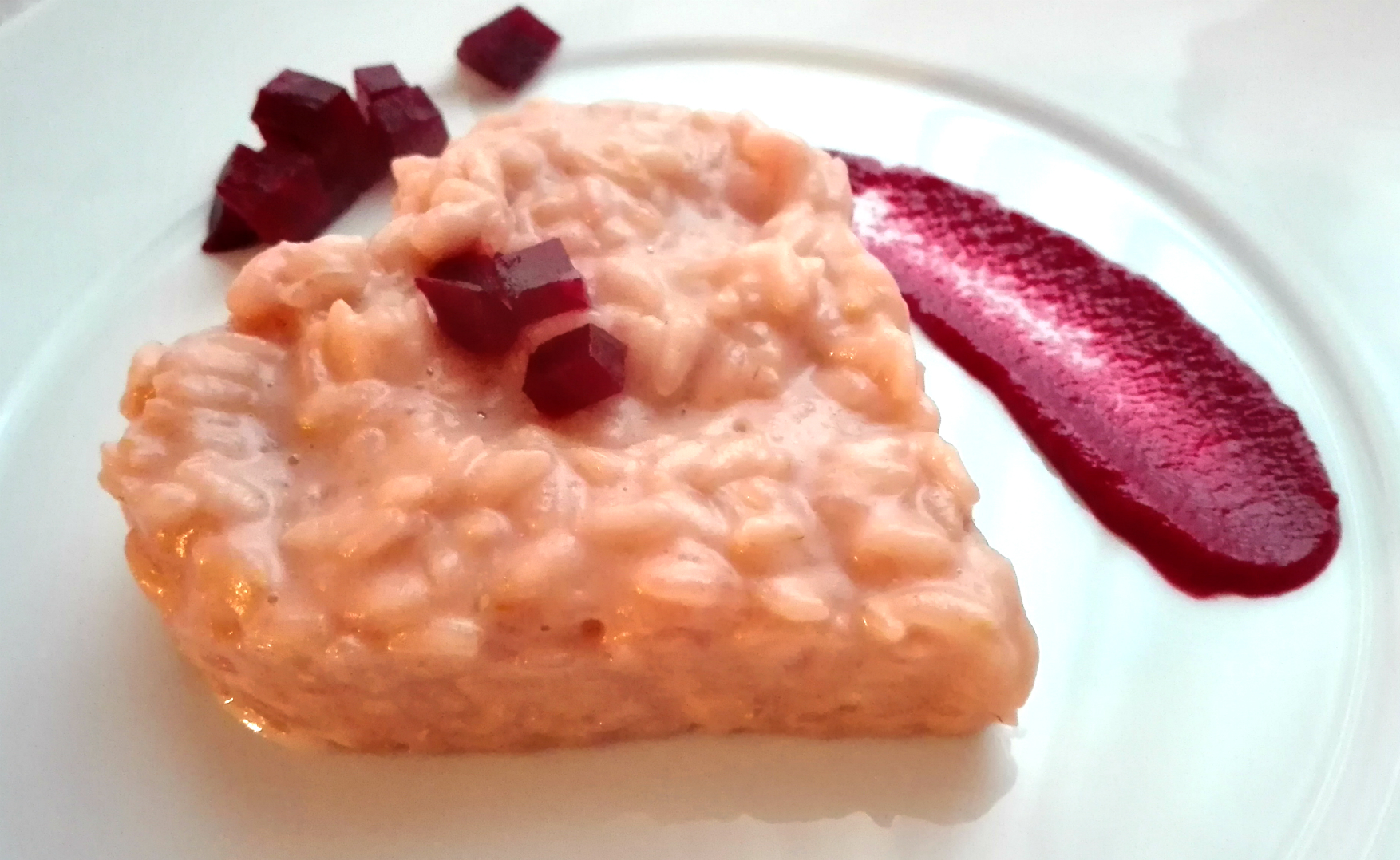 Risotto cremoso “rosa”