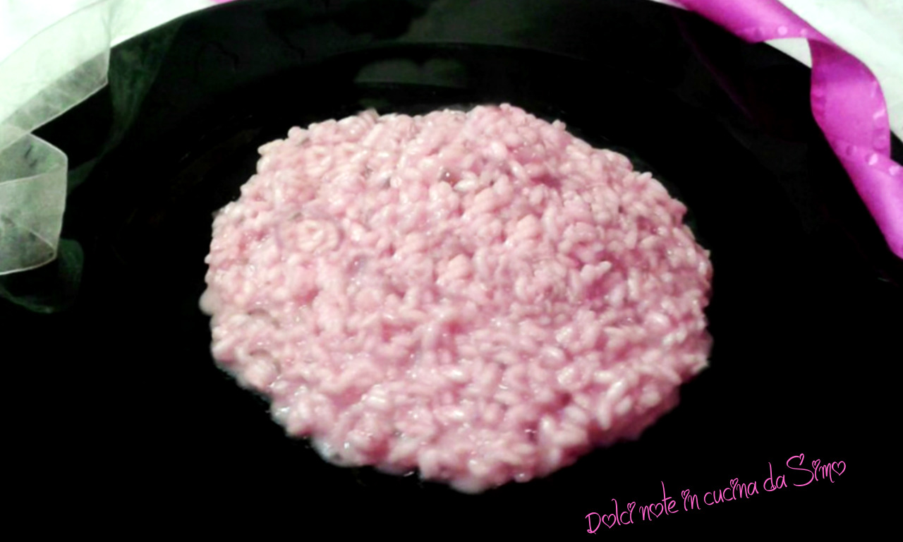 Risotto cremoso rose’