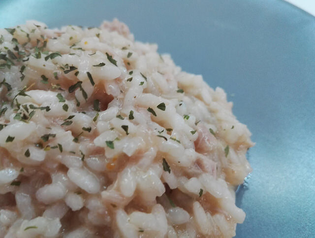 Risotto estivo al tonno e limone