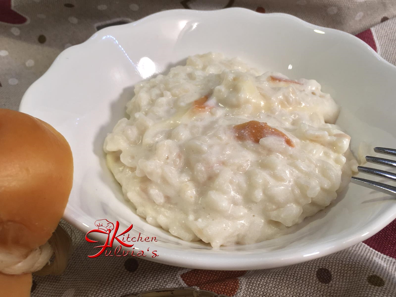 Risotto filante con ricotta e scamorza affumicata