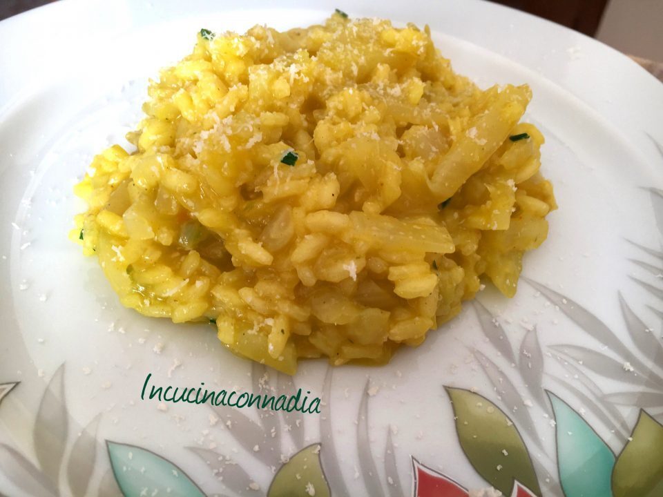 Risotto finocchi e zafferano