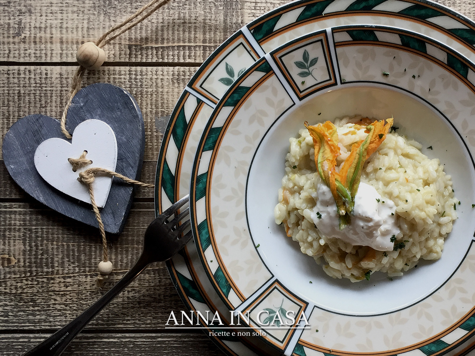 Risotto fiori di zucchine e stracciatella – repost